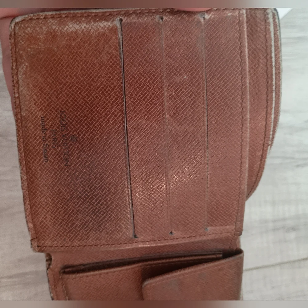 Louis Vuitton Brown Monogram Canvas Bi-Fold Wallet